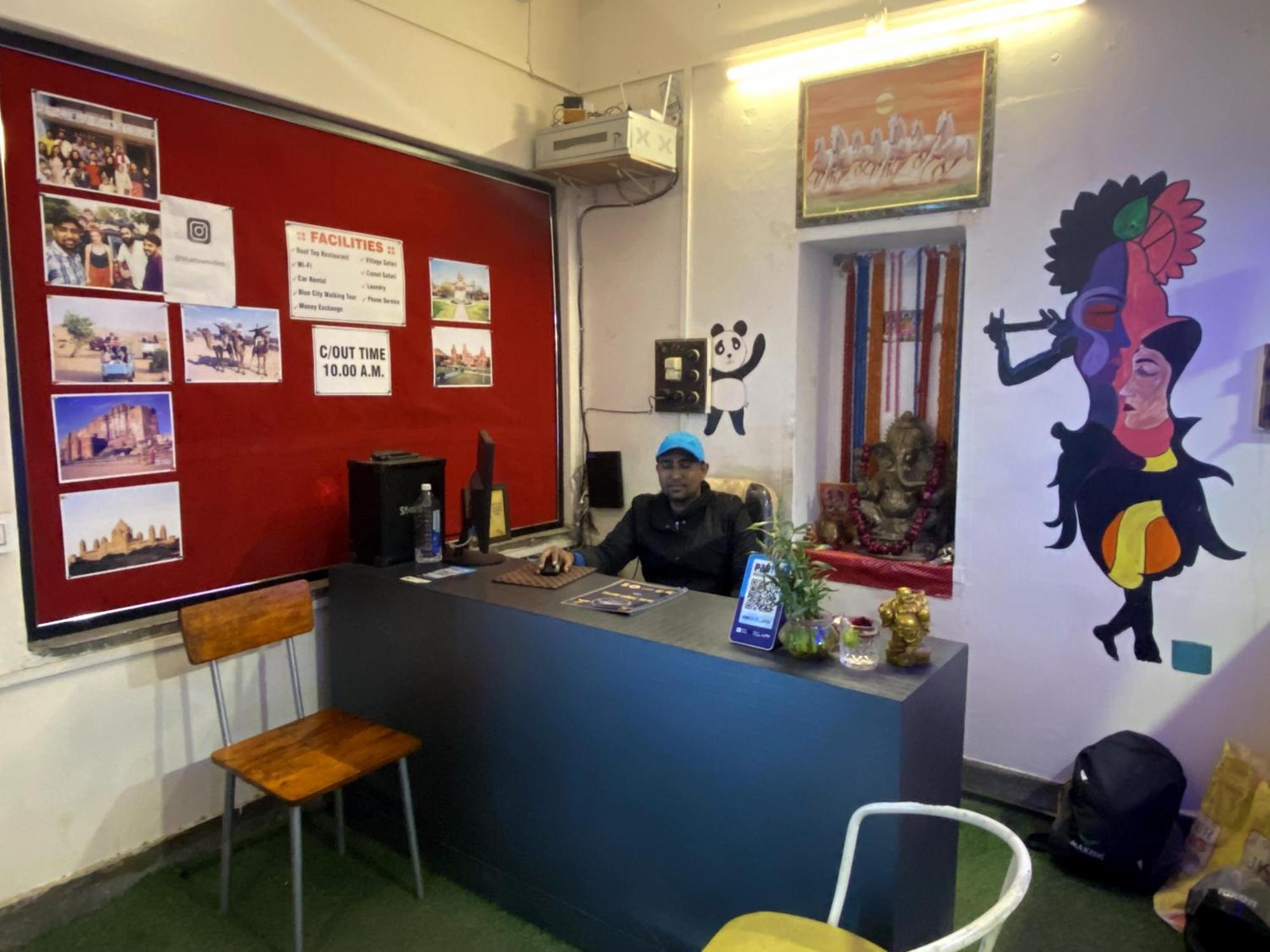 Blue Town Hostel & Cafe Dźodhpur Zewnętrze zdjęcie